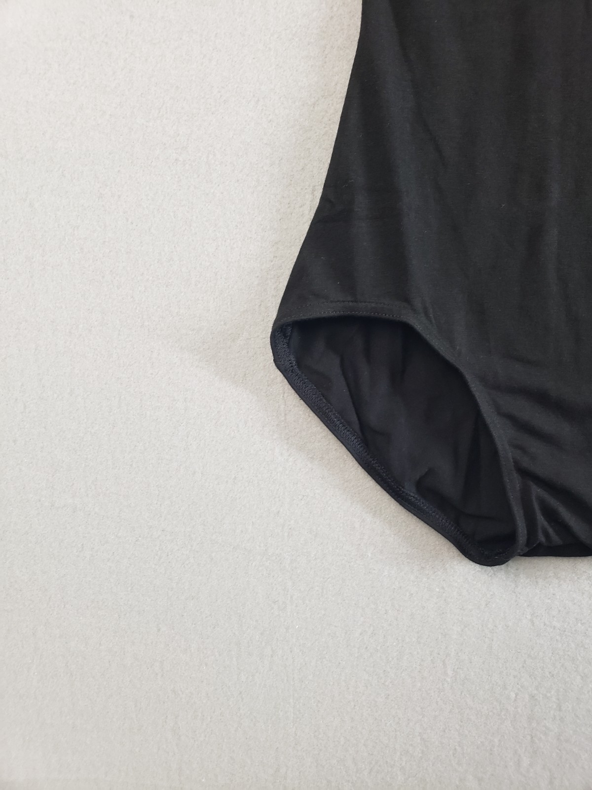 Capezio Women Top XS Short Sleeve Leotard Black Ballet Dancewear Gymnastics