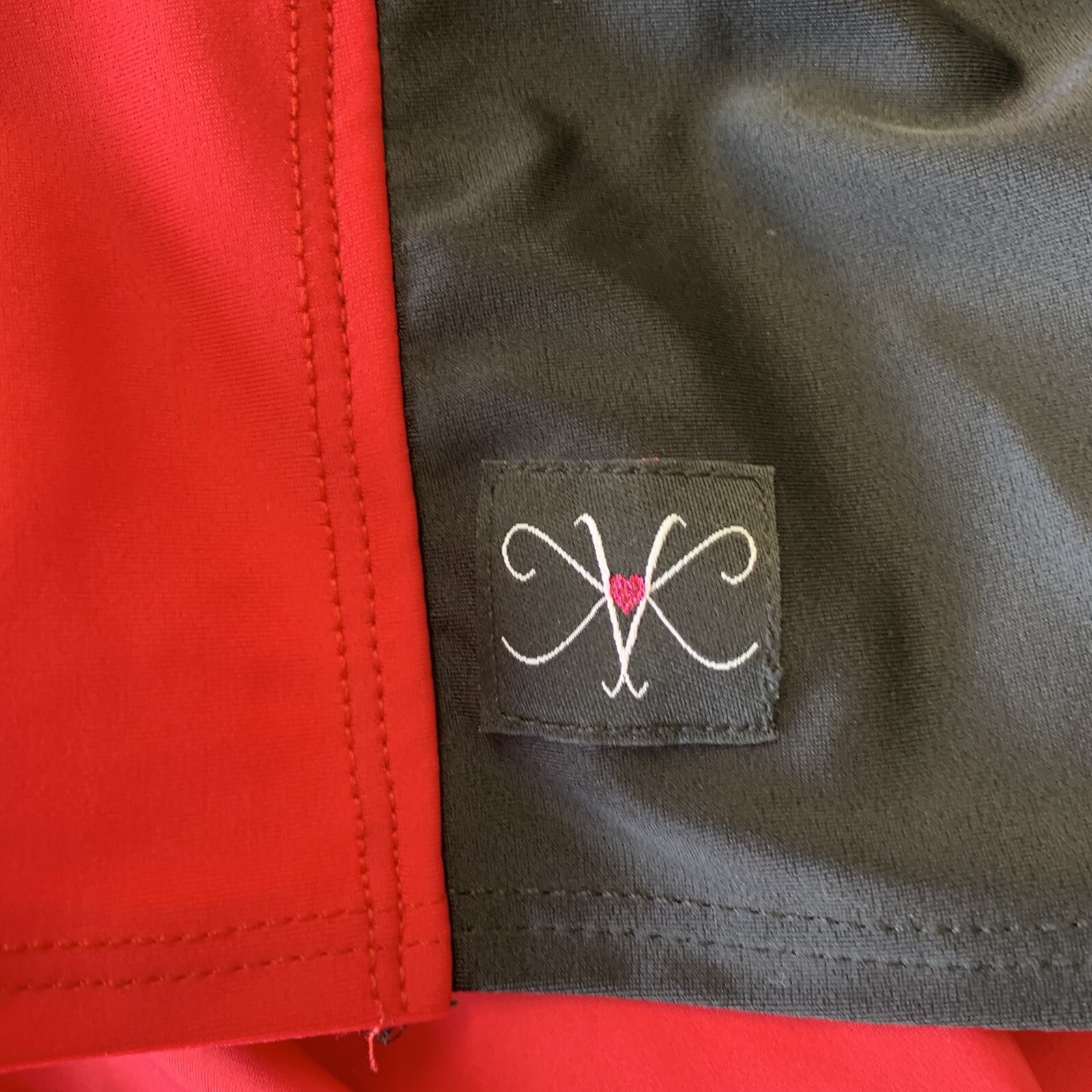 Kandi Kouture Size Teen Large 8/9 TL Red Black Dance Top Tank New
