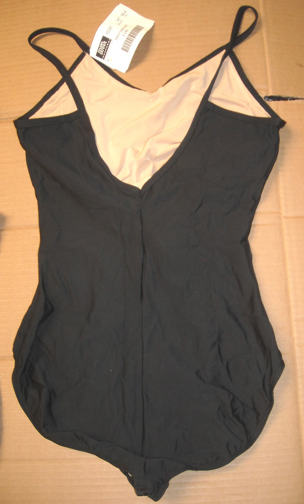 Princess Seam Camisole Leotard NylonSpandex Leotard XLA white black pink