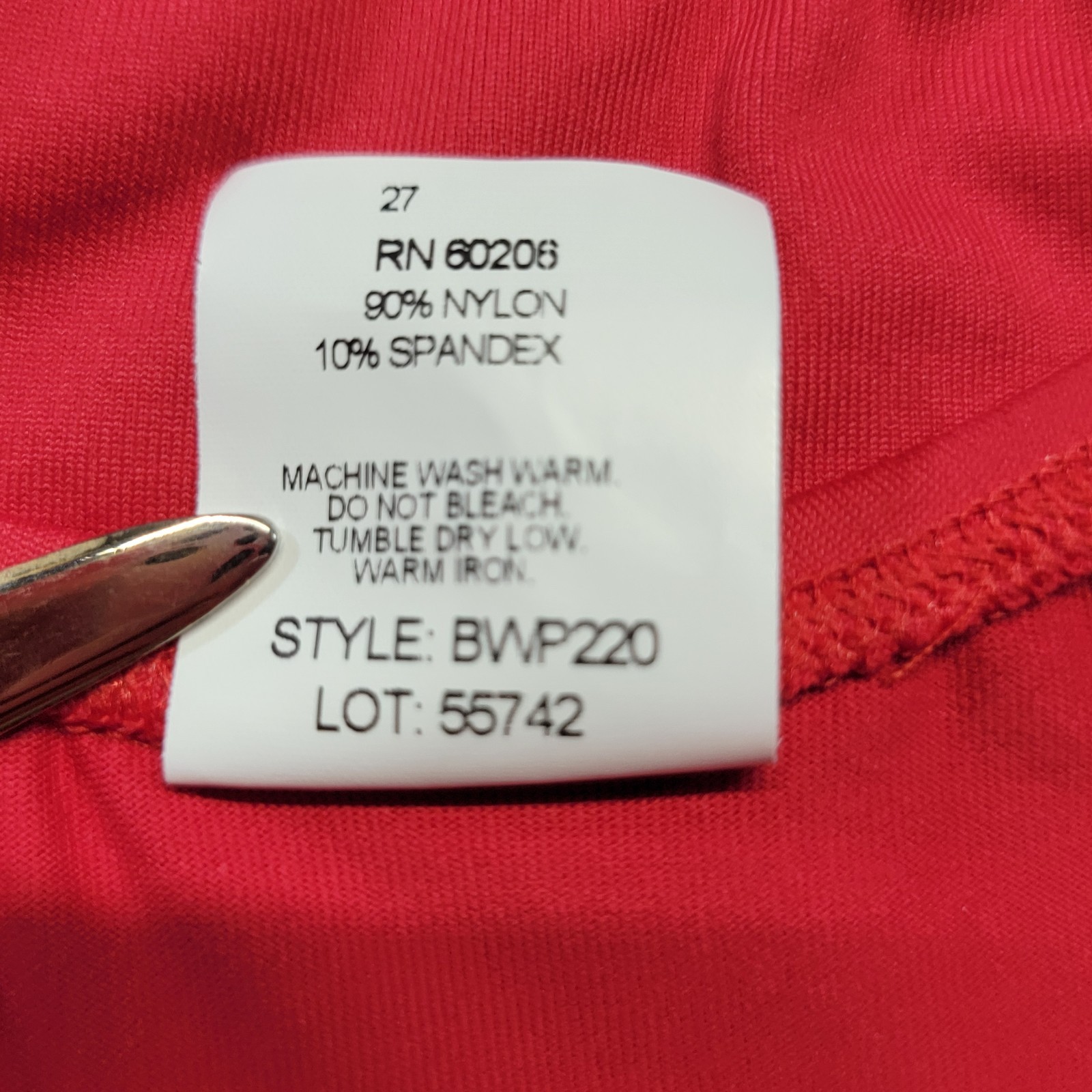 Body Wrappers Cap Sleeve Leotard Red Cap Sleeve Scoop Neckline Front/Back SZ XSA