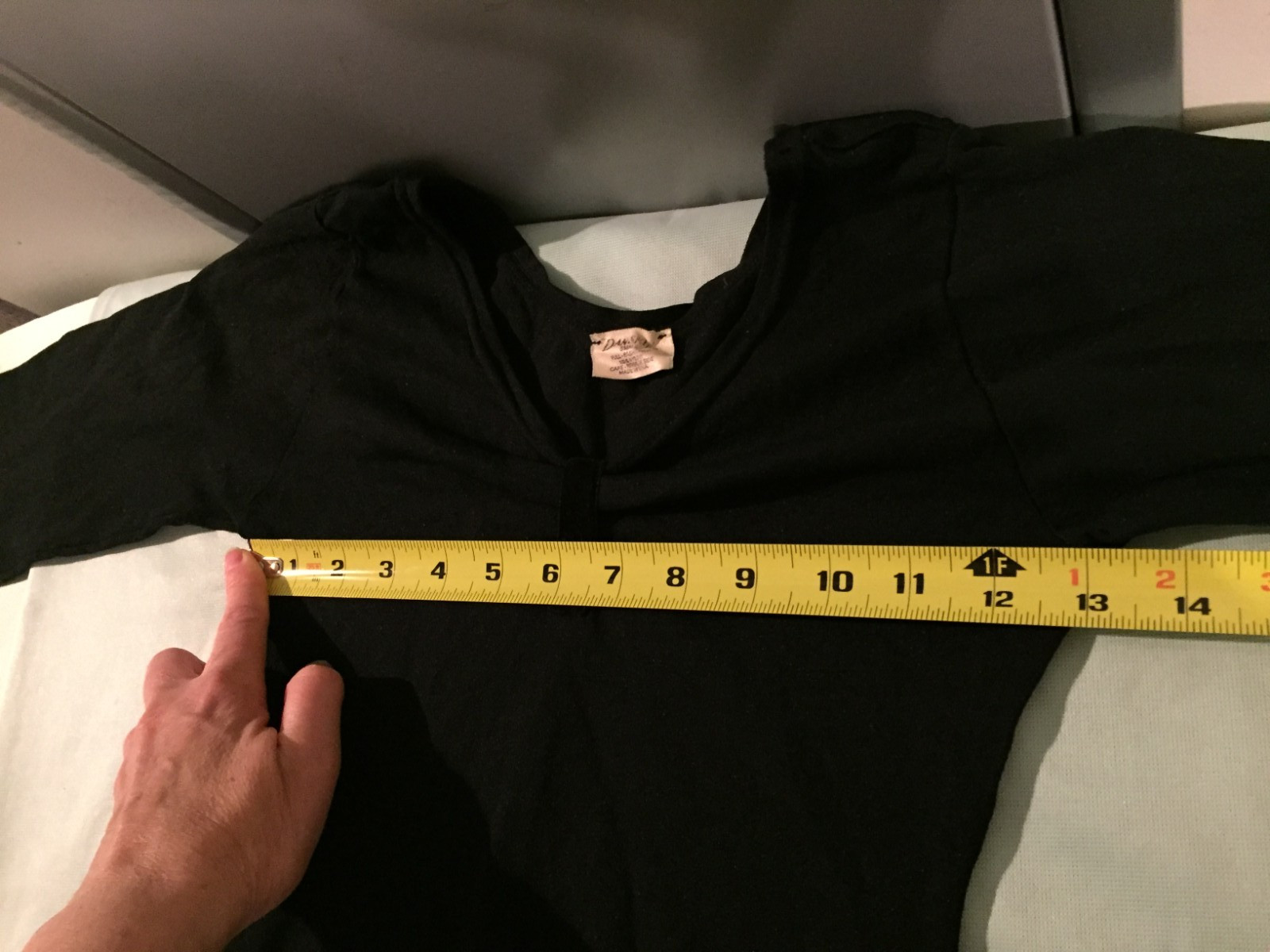 VTG 70s Danskin Long Sleeve Bodysuit Leotard – MADE IN USA – Size S