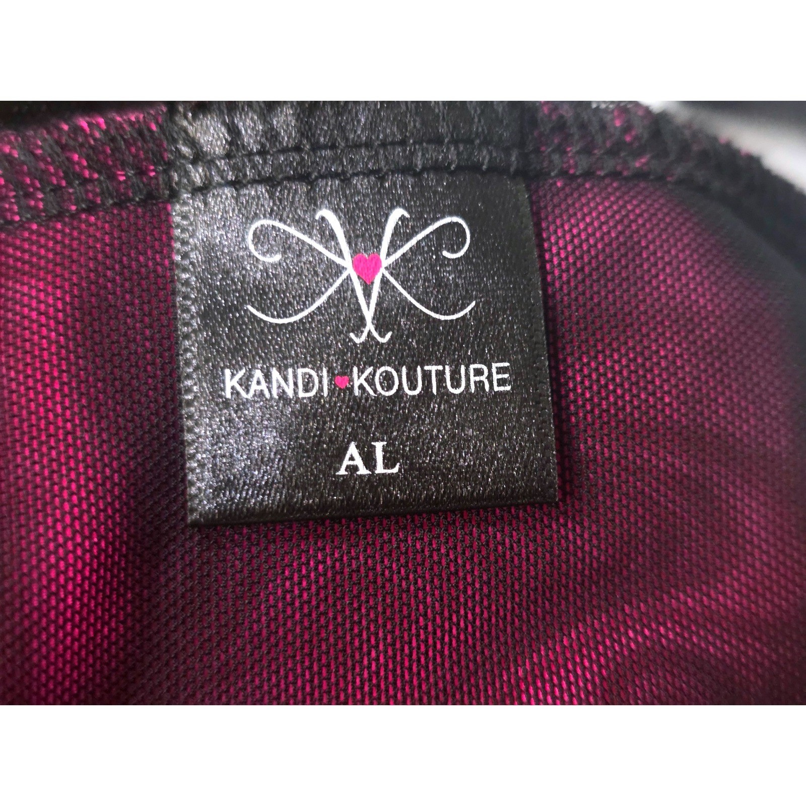 Kandi Kouture Neon Pink Black White Colorblock Dance Leotard AL High Neck Mesh