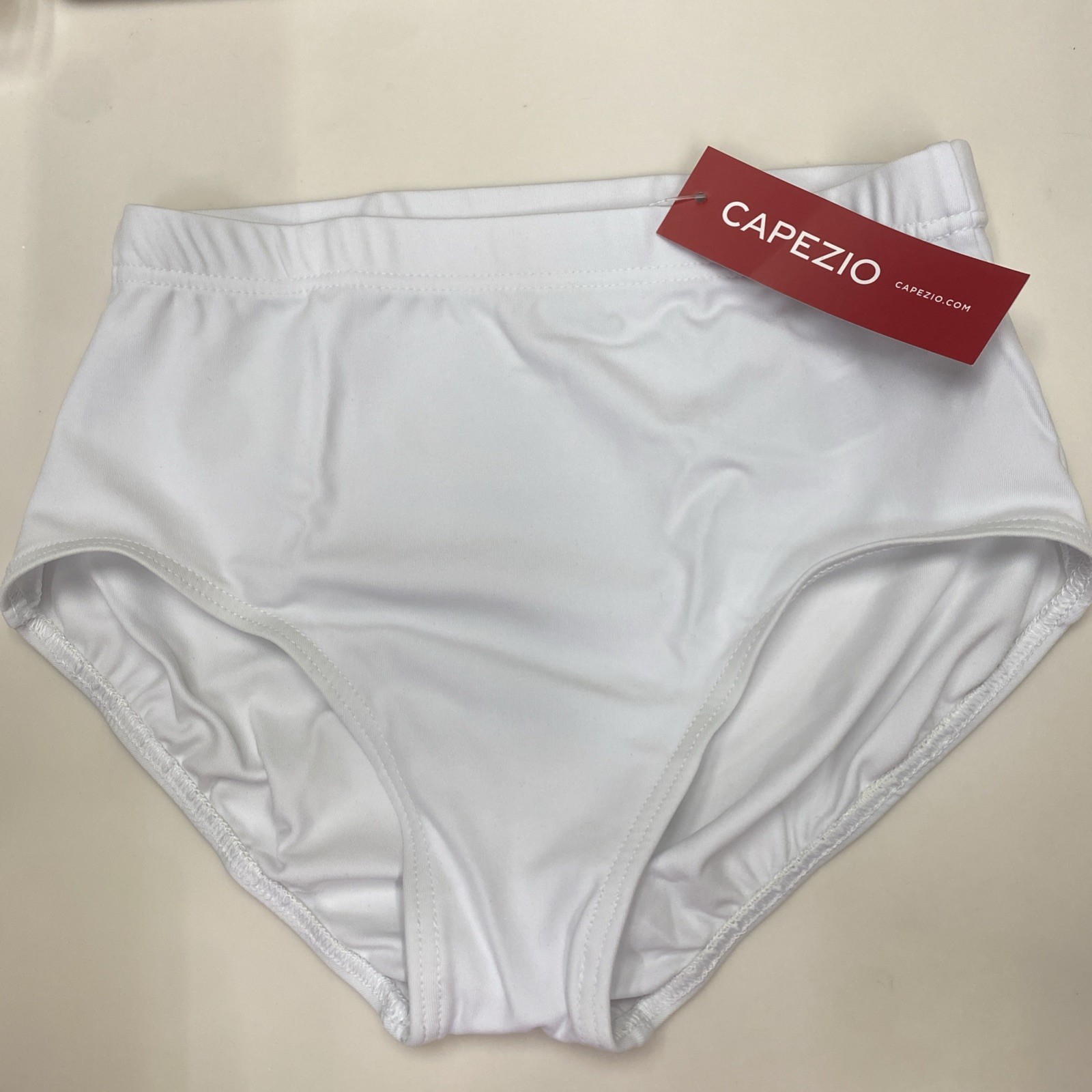 Capezio Team Basics Dance Brief Cheerleading White TB111 Medium M