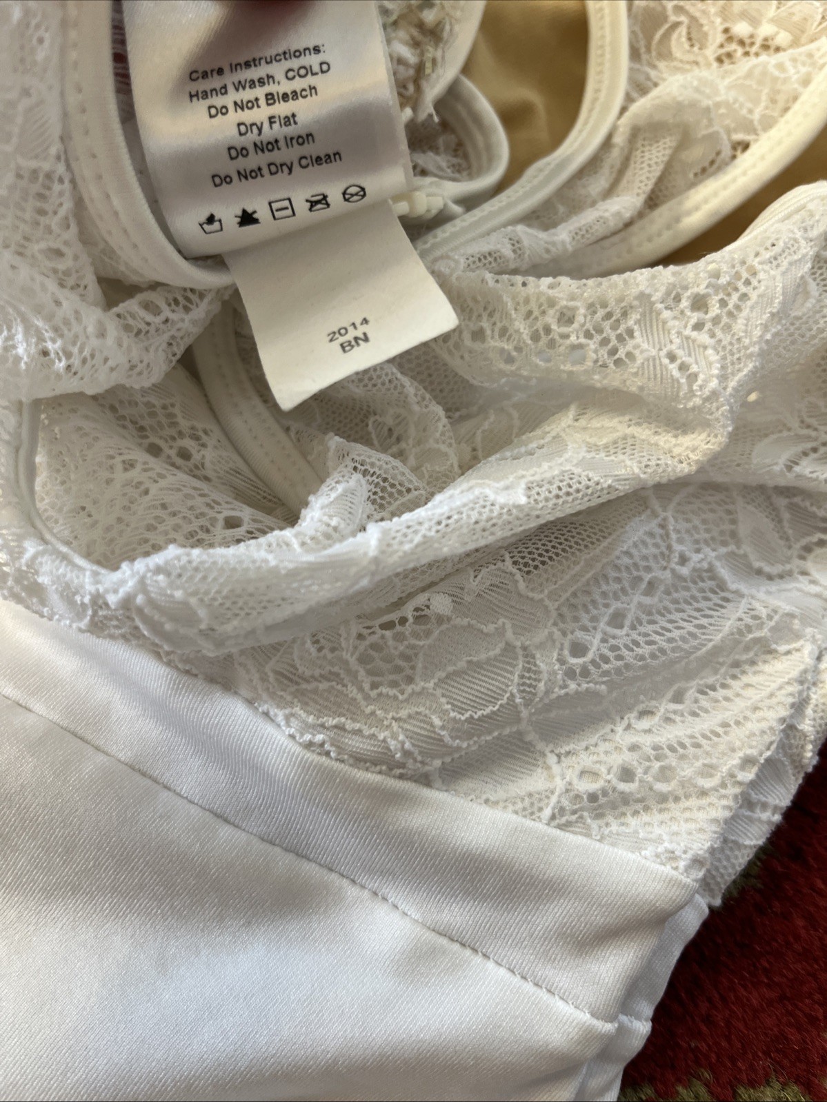 Suffolk Dance Wear Dancewear Small Adult White Lace Leotard Ballet Jazz Classic
