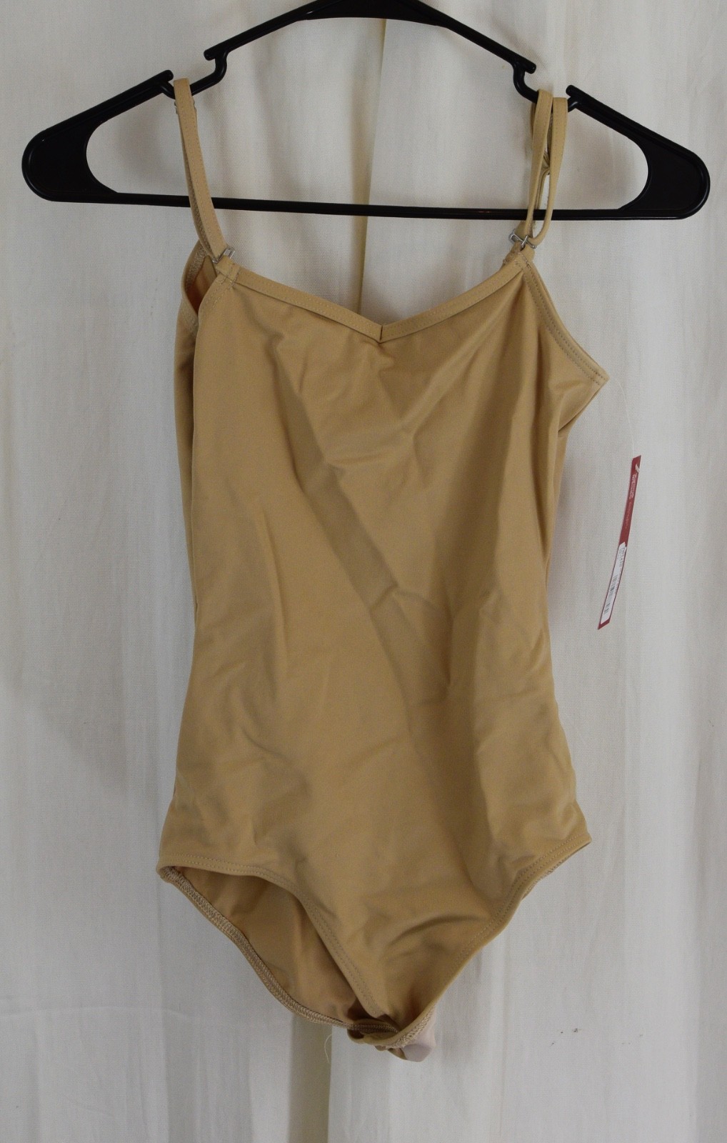 Capezio Girls Classic Short Sleeve Leotard Light Beige Size Medium