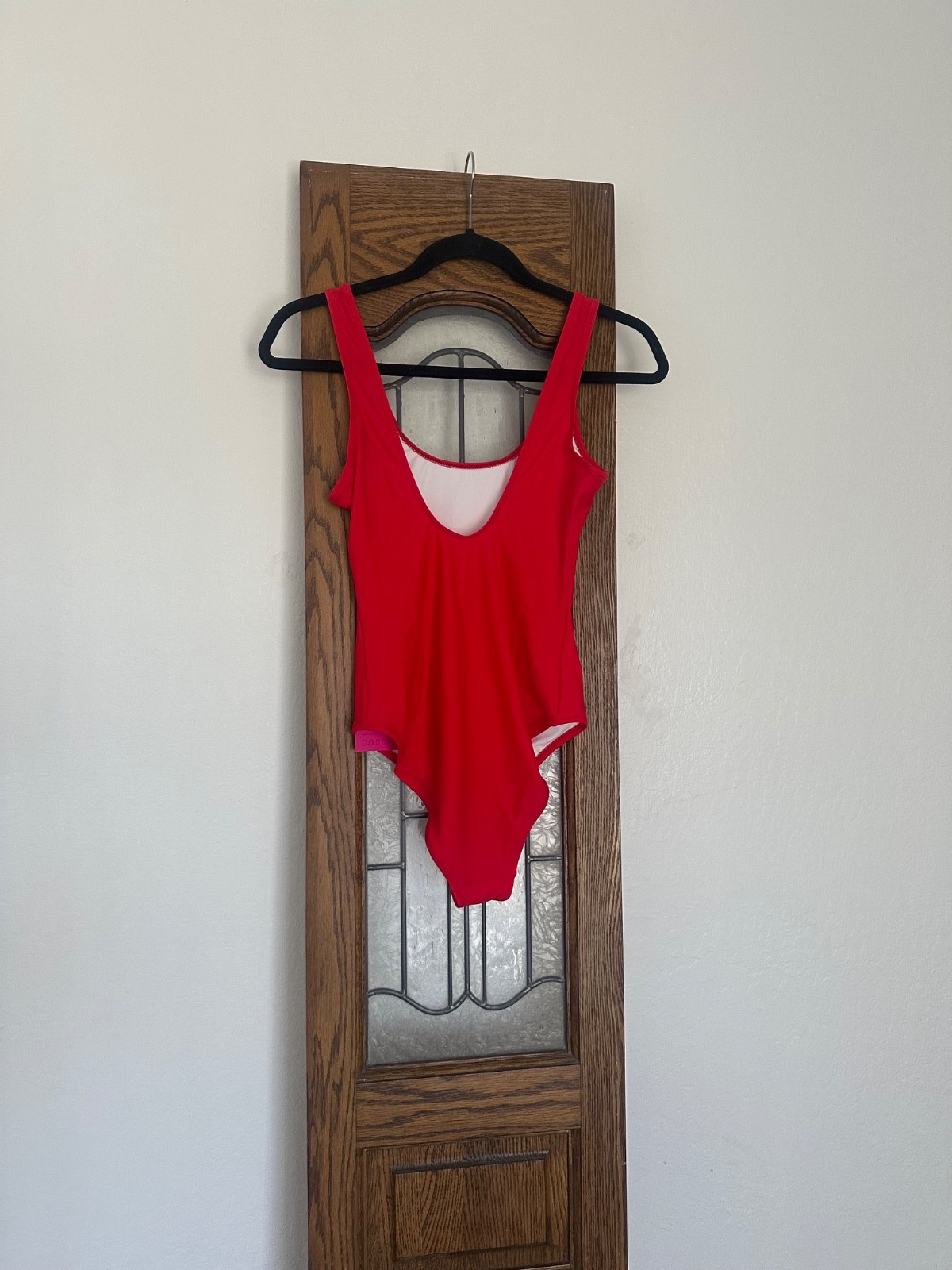 SPEERISE One-Piece Tank High-Cut Leotard Small NWT Nice! RED