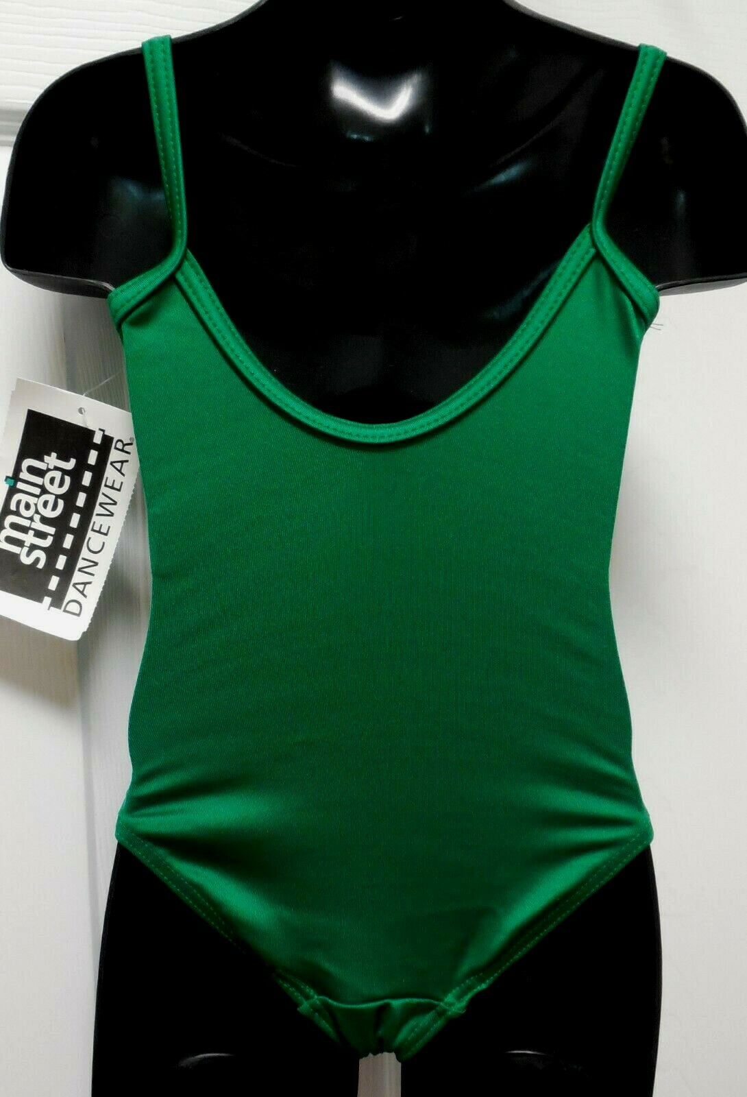 Kelly Camisole Leotard Classic Dance Front Lined Kelly Green Ladies 86001 NWT