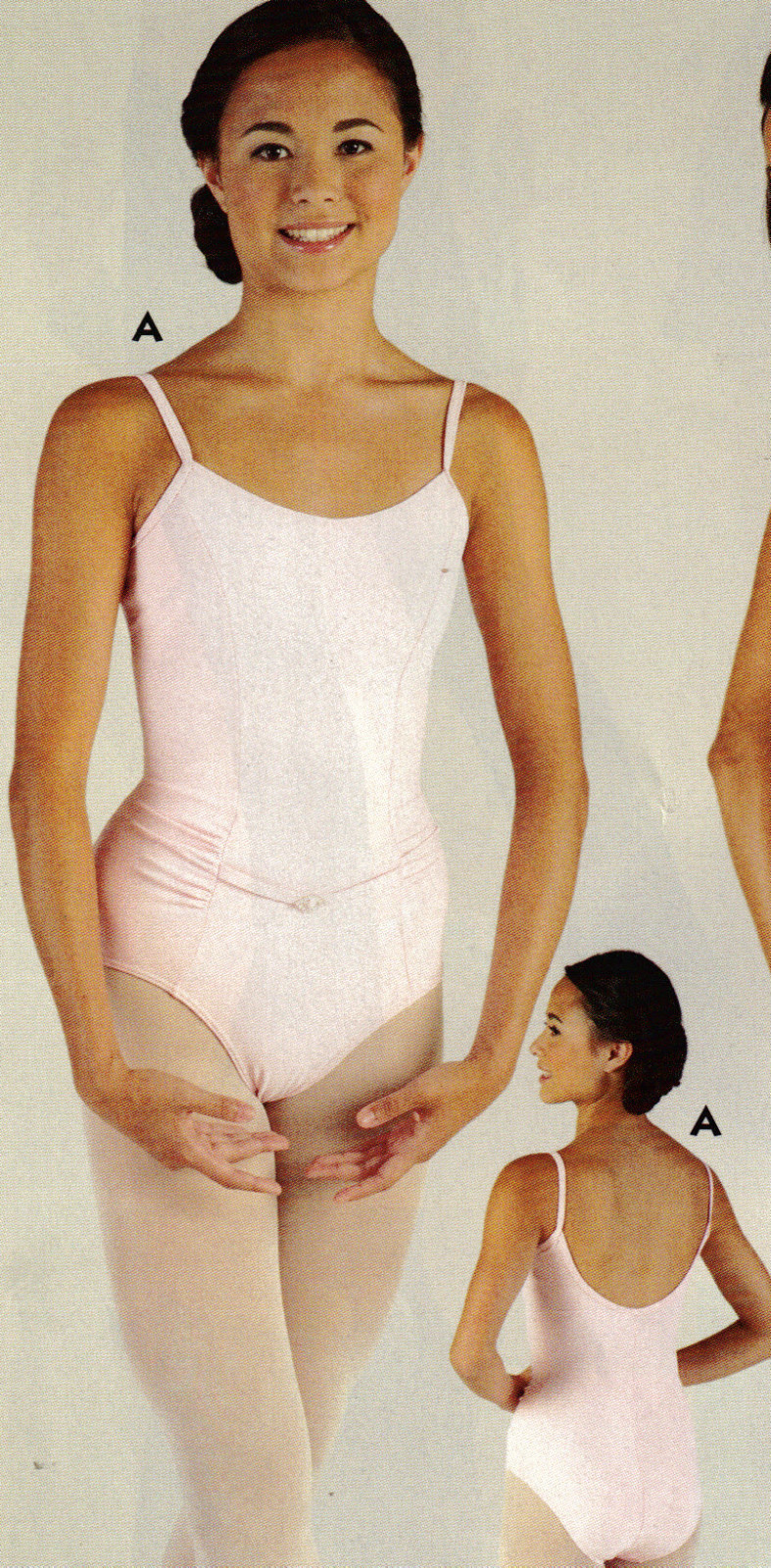 Pink Princess Seam Camisole Dance Leotard Rhinestone buckle detail Ch/Adult