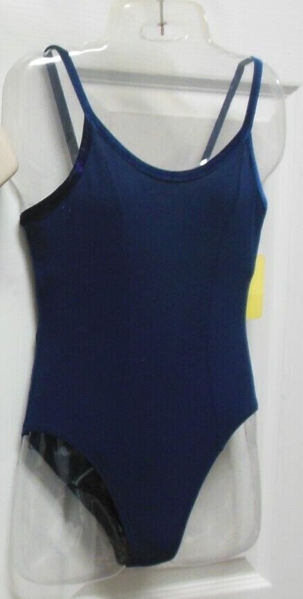 Camisole V Back Leotard Cotton spandex Velvet Straps 4 colors Adult or Child NWT