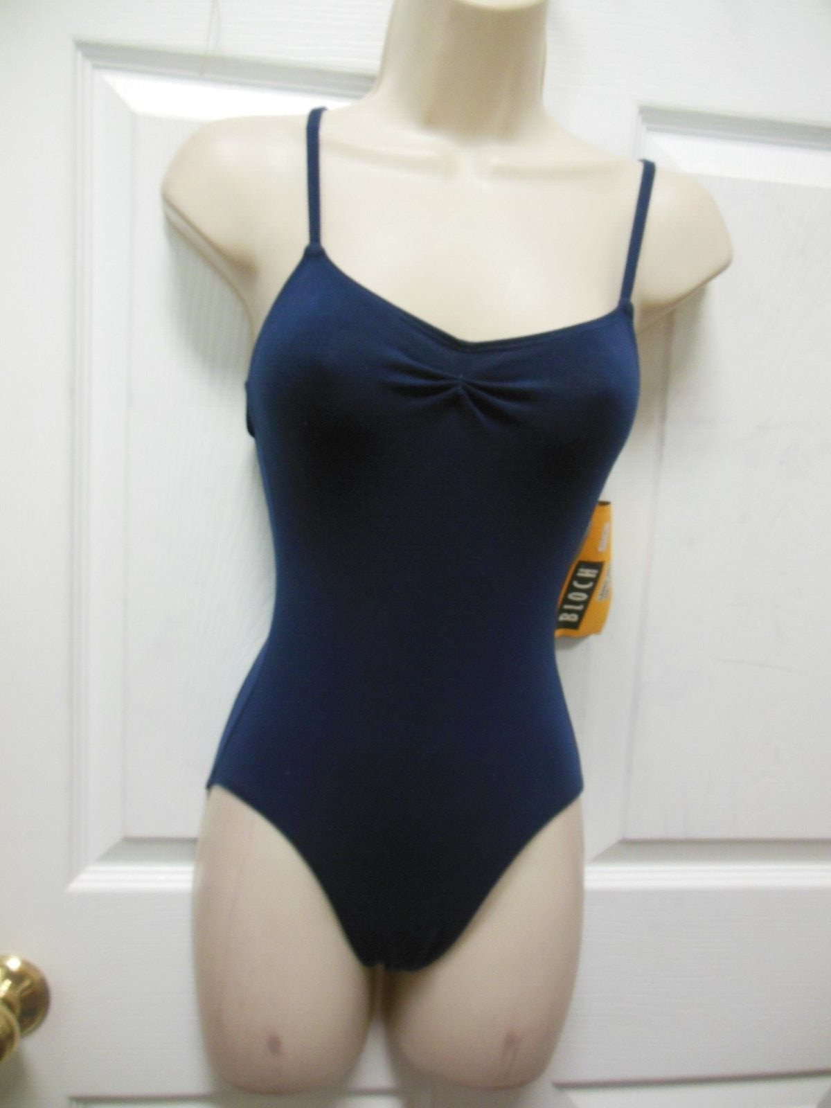 Bloch Camisole Leotard child 12-14C cotton spandex, frontlined L6457