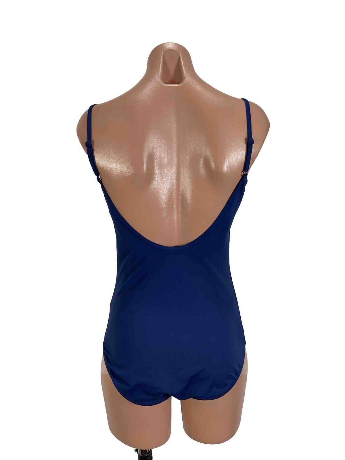 New WEISSMAN Camisole Low Back Leotard BLUE Adult Medium MA