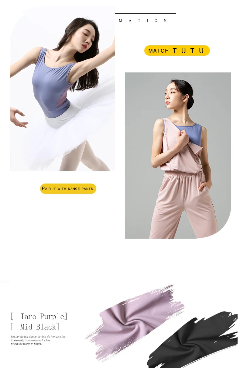 Ballet Leotards for Women Mesh Leotard Stand Collar with Hidden Buckle Dance