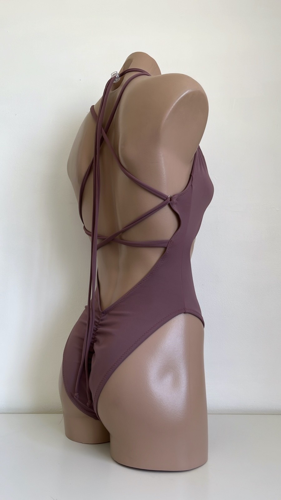 Schminke👙 monokini pole-wear matte Spandex leotard bodysuit pole wear one-piece
