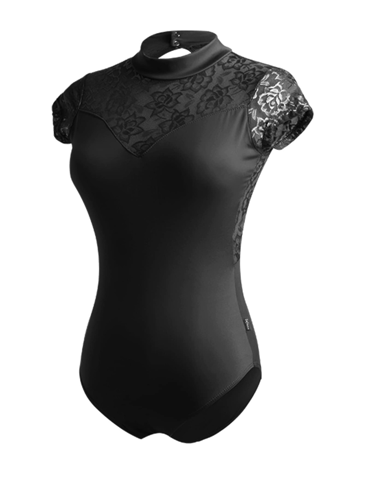 Phoeswan Ballet Leotards for Women, Black Dance Medium, Black-turtleneck