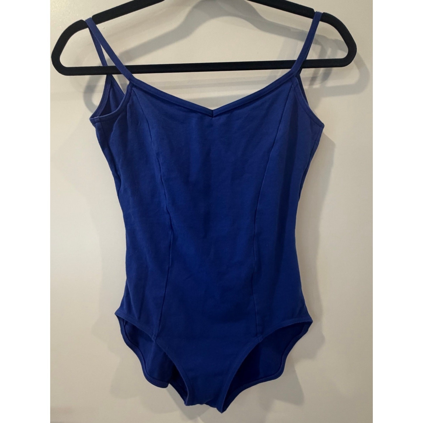 Capezio Royal Blue Leotard Womens Large Princess Seam Camisole Ballet Dance