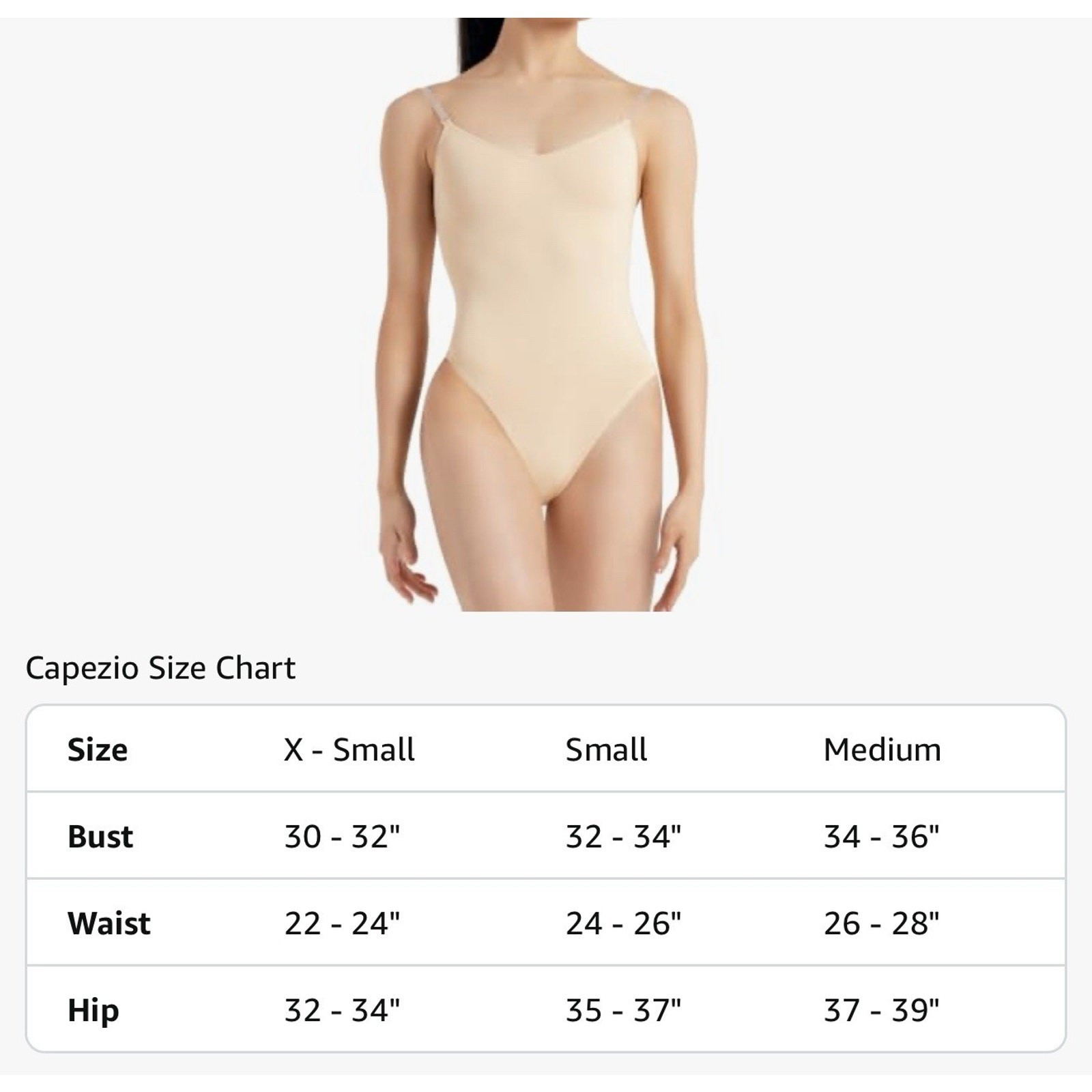 Capezio Womens Camisole Leotard With Clear Transition Straps Nude- Small *READ..