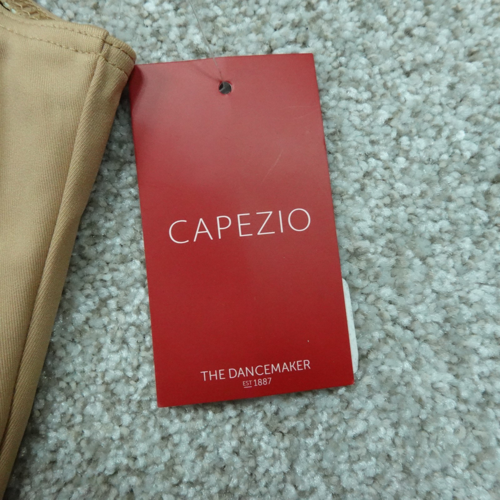 Capezio Leotard Womens Medium Light Suntan Sleeveless Cami Ballet Dancewear