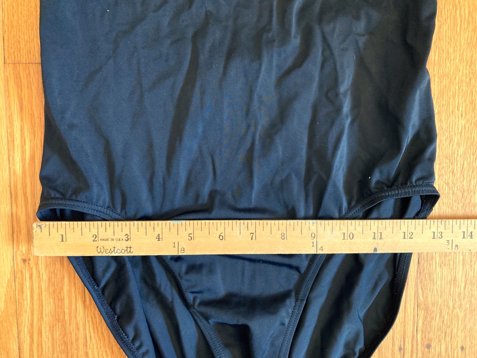 Balera Med Adult Black Mesh and Lycra Leotard Ballet Jazz Exercise