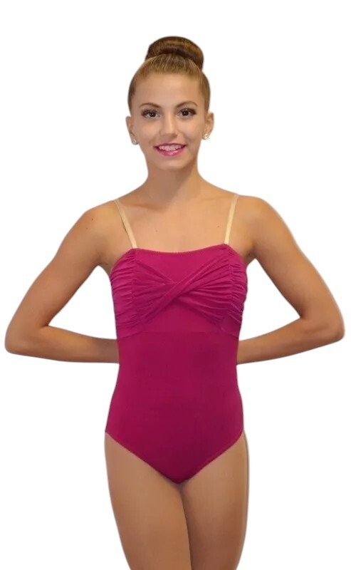 Reflections LEOTARD Dance Costume CHOICE Teal-Fuchsia-Purple NEW With Strap FLAW