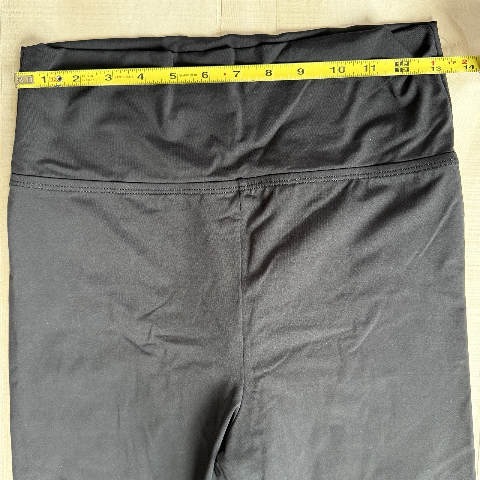 Bal Togs Legging Long Leg Stretch Black Women Large Dance Gym Cheer Read