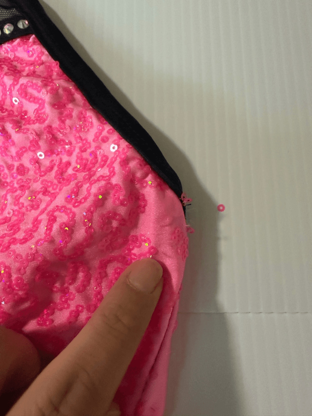 Glamour Solo Dance Costume Hot Pink 2 Piece Bling Jazz Tap contemporary MA Adult