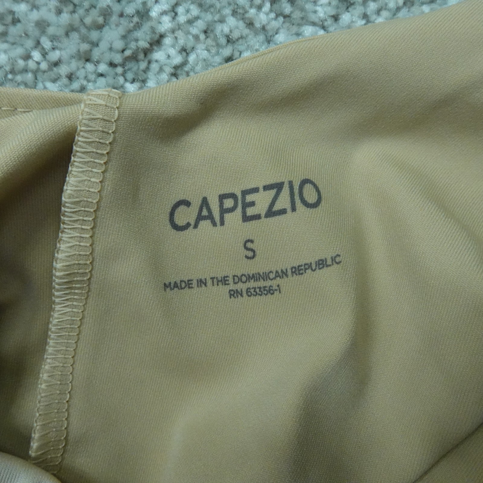 Capezio Leotard Womens Small Beige Sleeveless Cami Ballet Dancewear