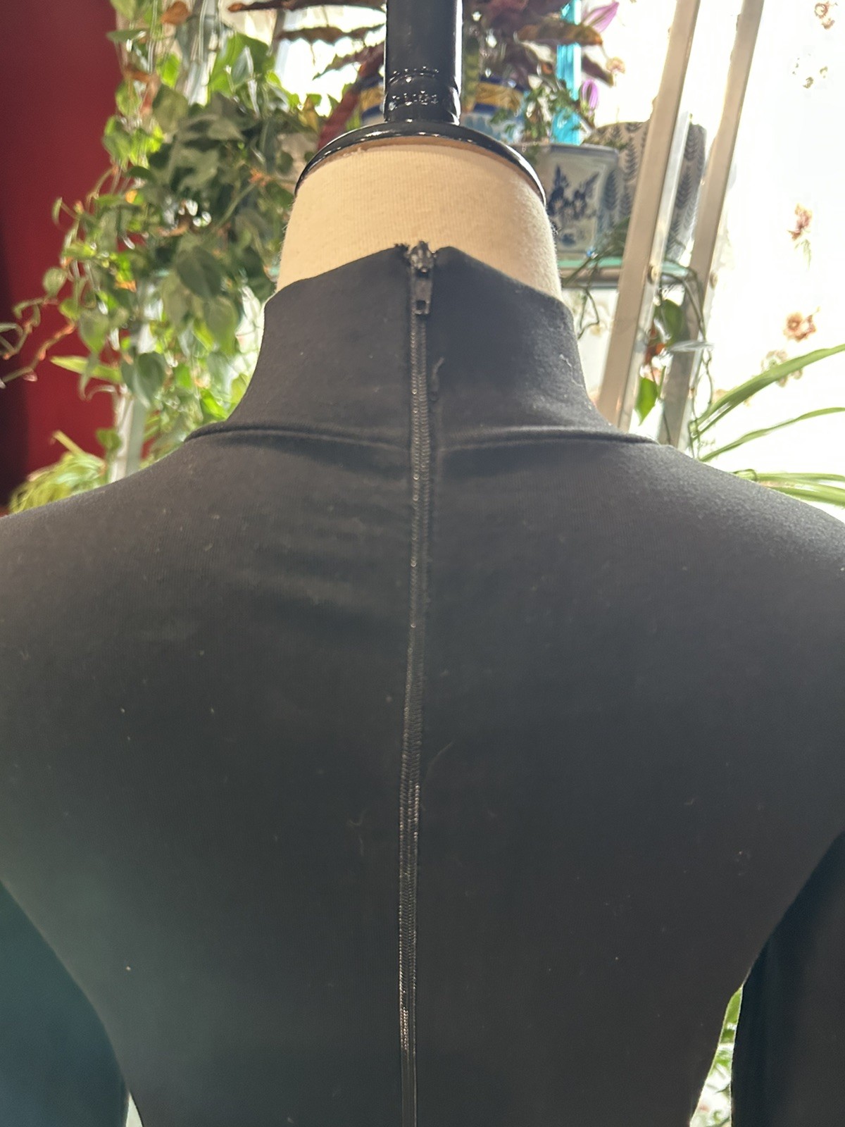 Balera Black High-Neck One-Piece Full Body Long Sleeve Unitard – A/Lg