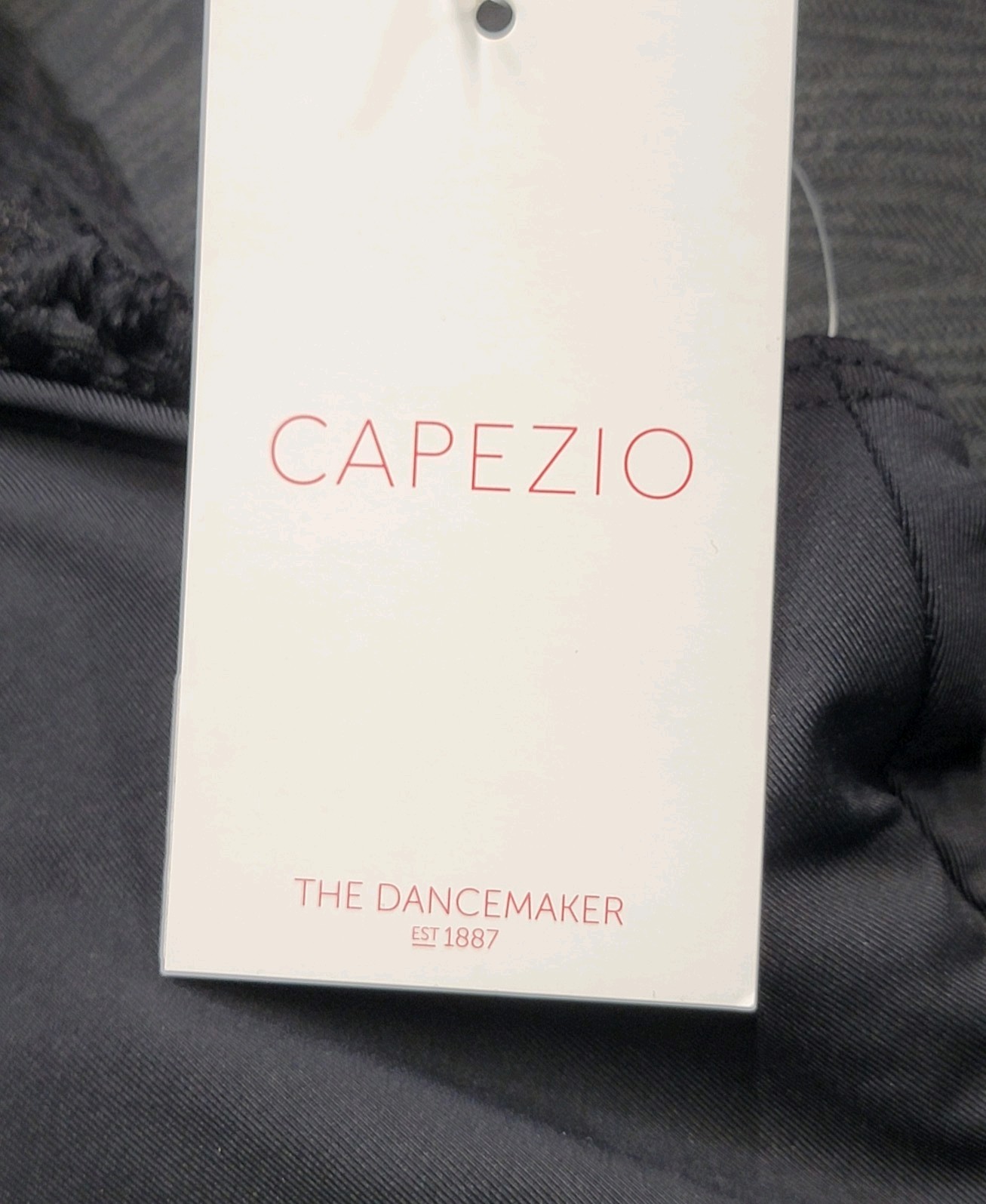Capezio Black Lace Camisole Leotard High Neck Lace Trim Low Scoop Back Lace SZ L