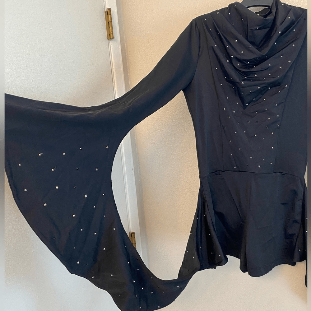 Tenth House solo contemporary costume black rhinestoned DIFFUSION TH25275 MA adu
