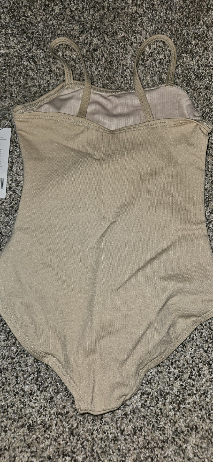 Capezio Nude Cami Leotard Youth Size Youth Medium*new