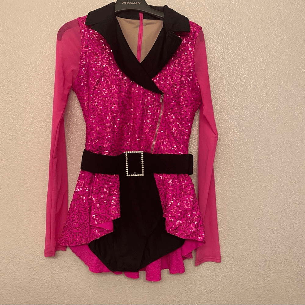 Weissman dance costume hot pink menswear Suit tux Aint We Got Fun 13796 SA adult