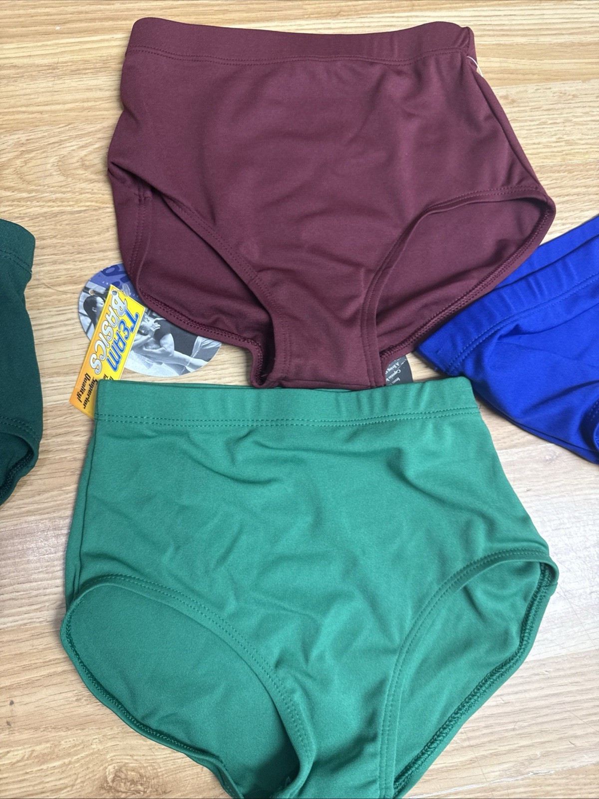 Lot Of 5 Capezio Team Brief TB111 Womens Extra Small XS NWT Dance