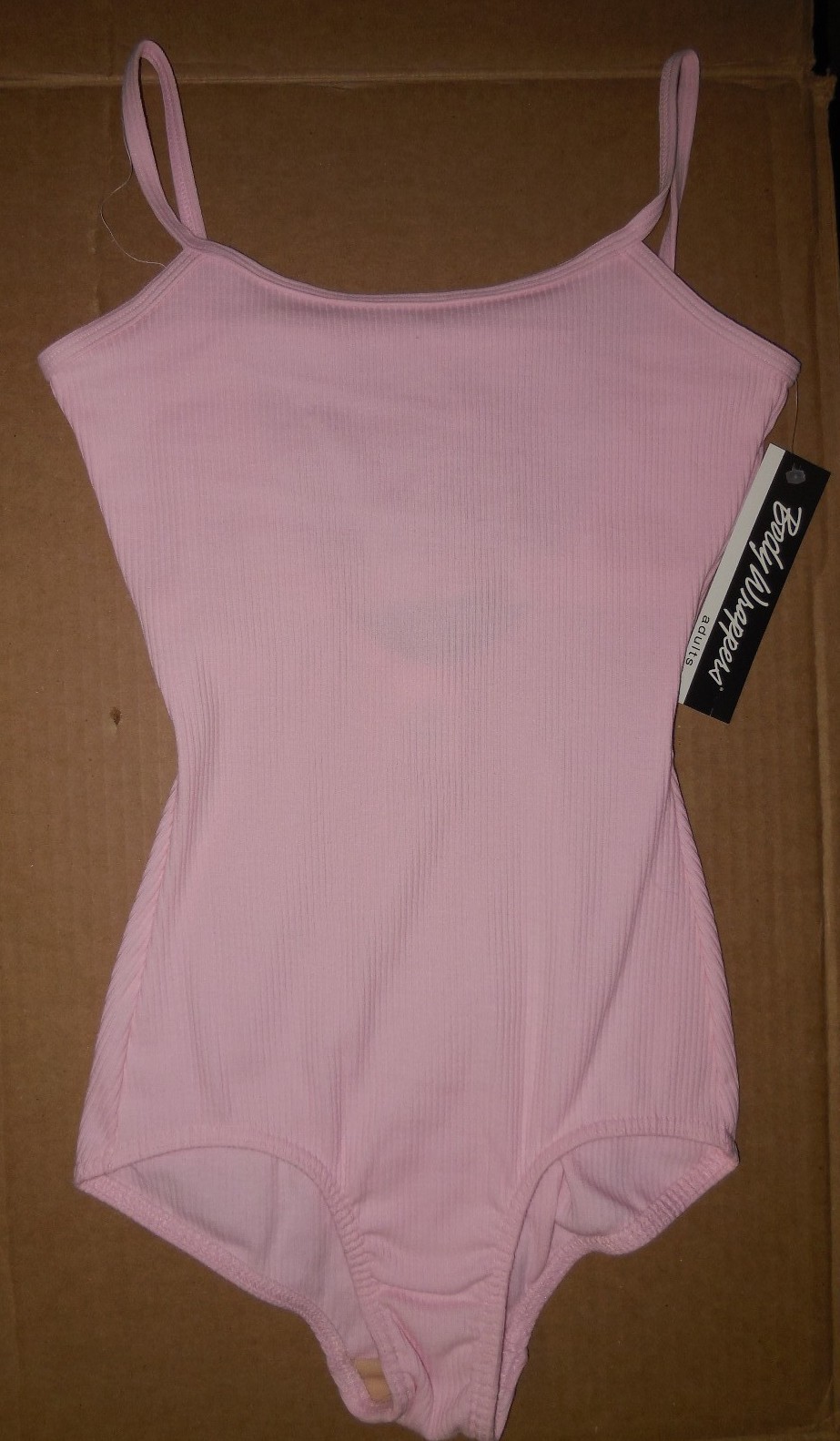 NWT Body Wrappers Classic Camisole Pink ch/ladies szs cotton rib dance leotard