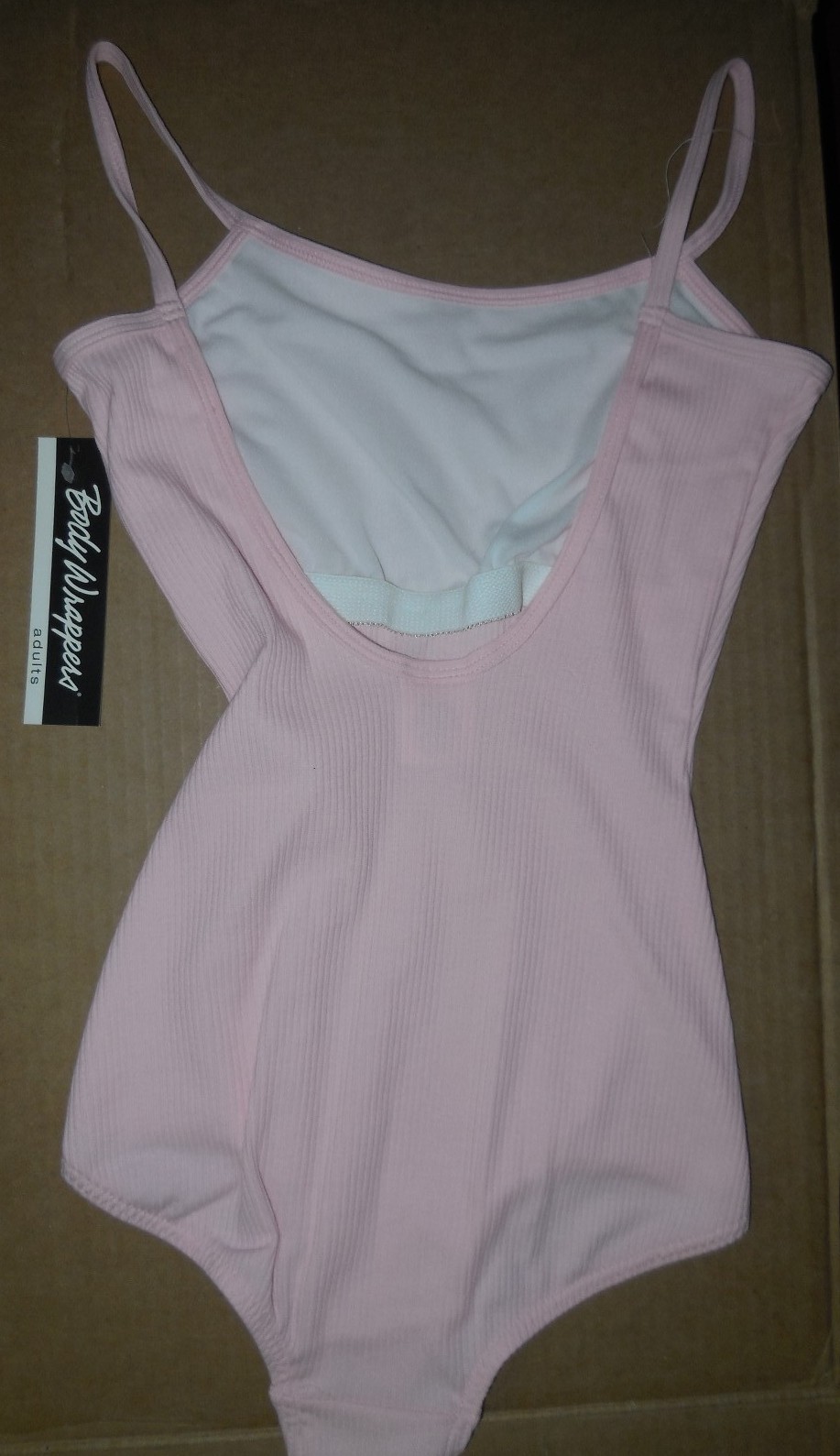 NWT Body Wrappers Classic Camisole Pink ch/ladies szs cotton rib dance leotard