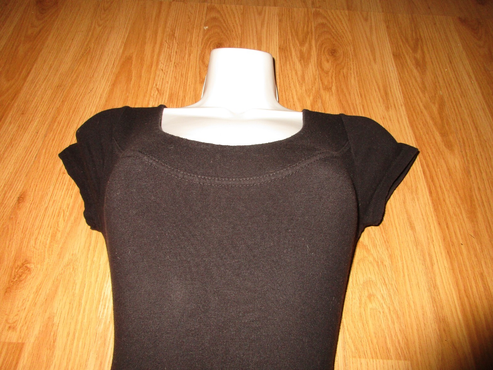The Limited Black Cap Sleeve Snap Crotch Leotard Size Medium