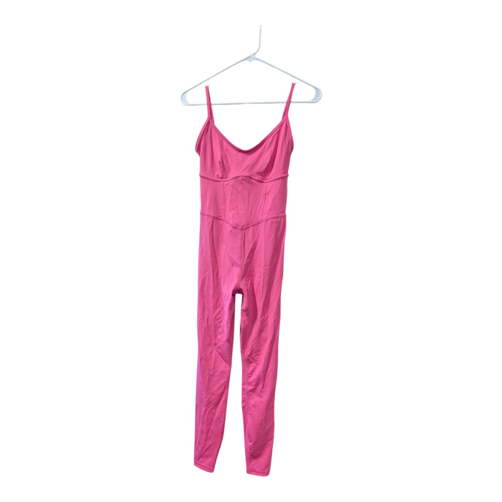 A-14 JoyLab Women’s Corset Bodysuit Leotard Stretch – Pink XS