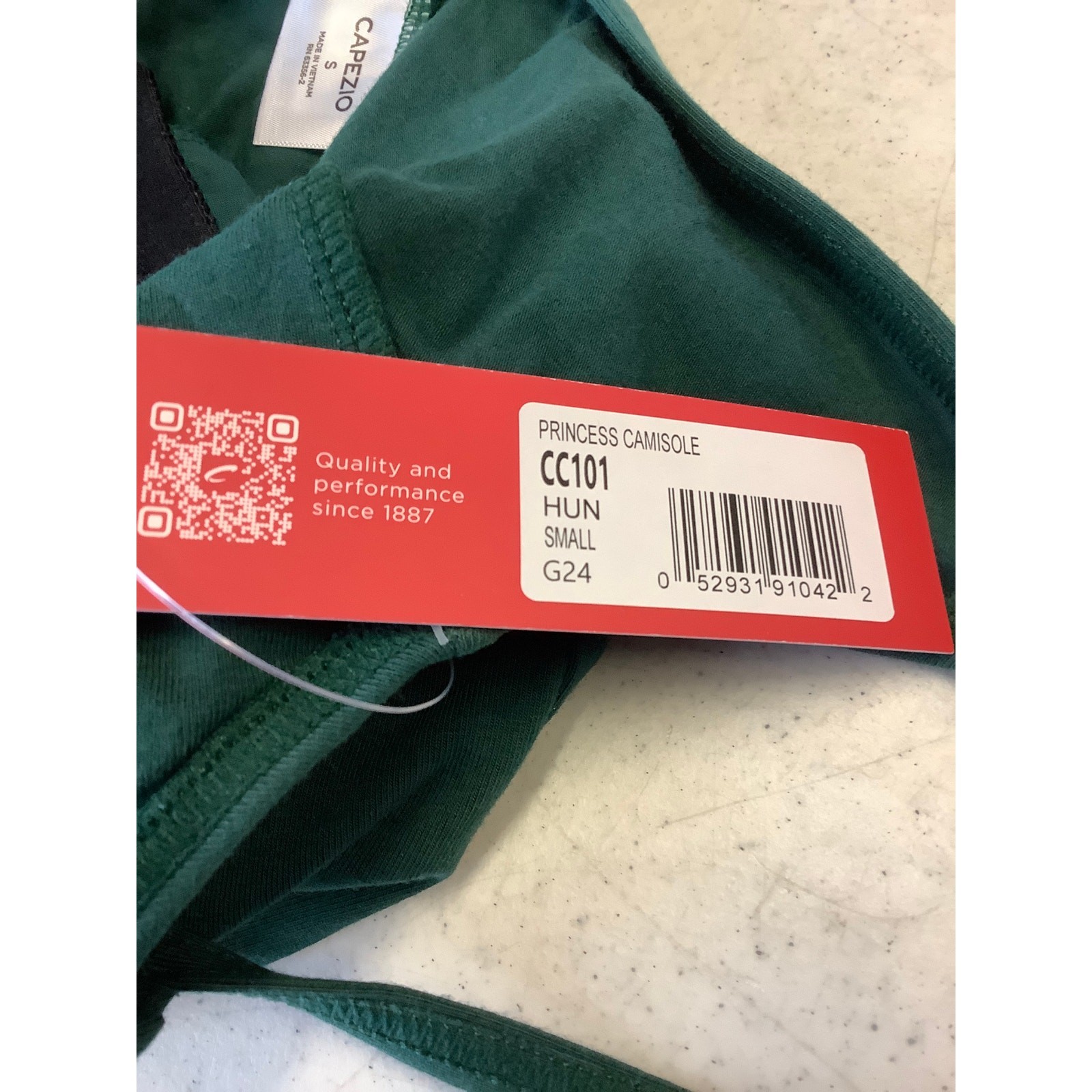 Set of 2 Capezio Women’s Small Nude/Green Princess Camisole Dance Leotard M16-14