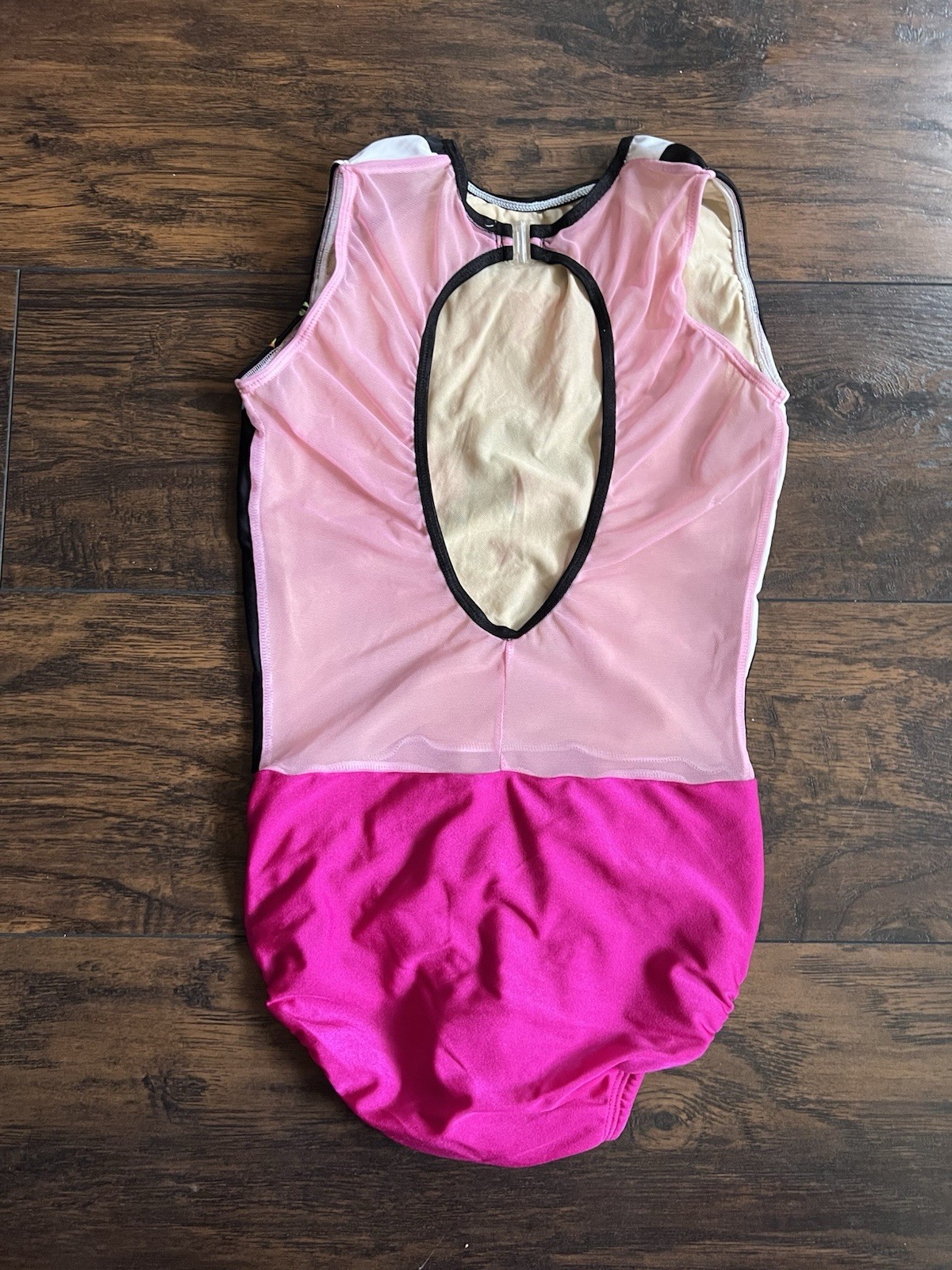 Custom Made Leotard From Sew Custom Costumes Adult Small Floral With Mesh Back