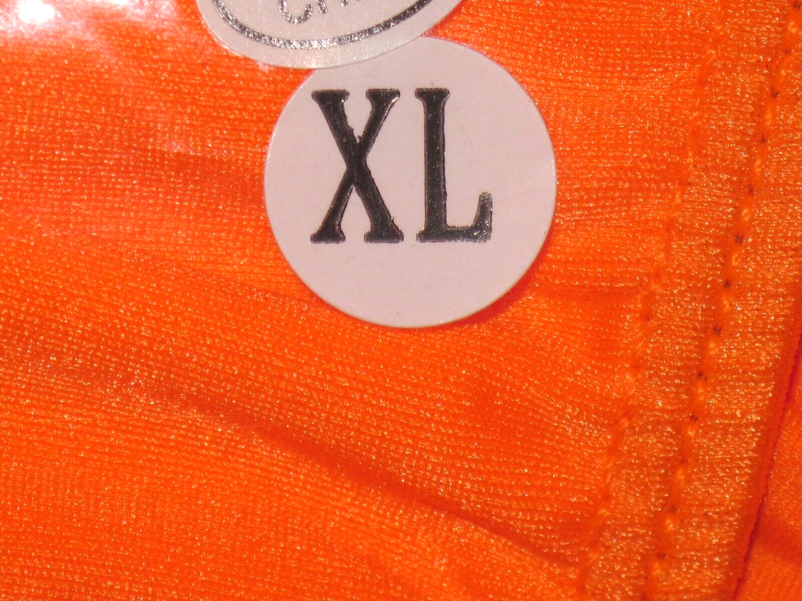 Plus Size Shiny Orange Tank Spandex Stirrup Foot Unitard Jumpsuit Sz XL-14+ New