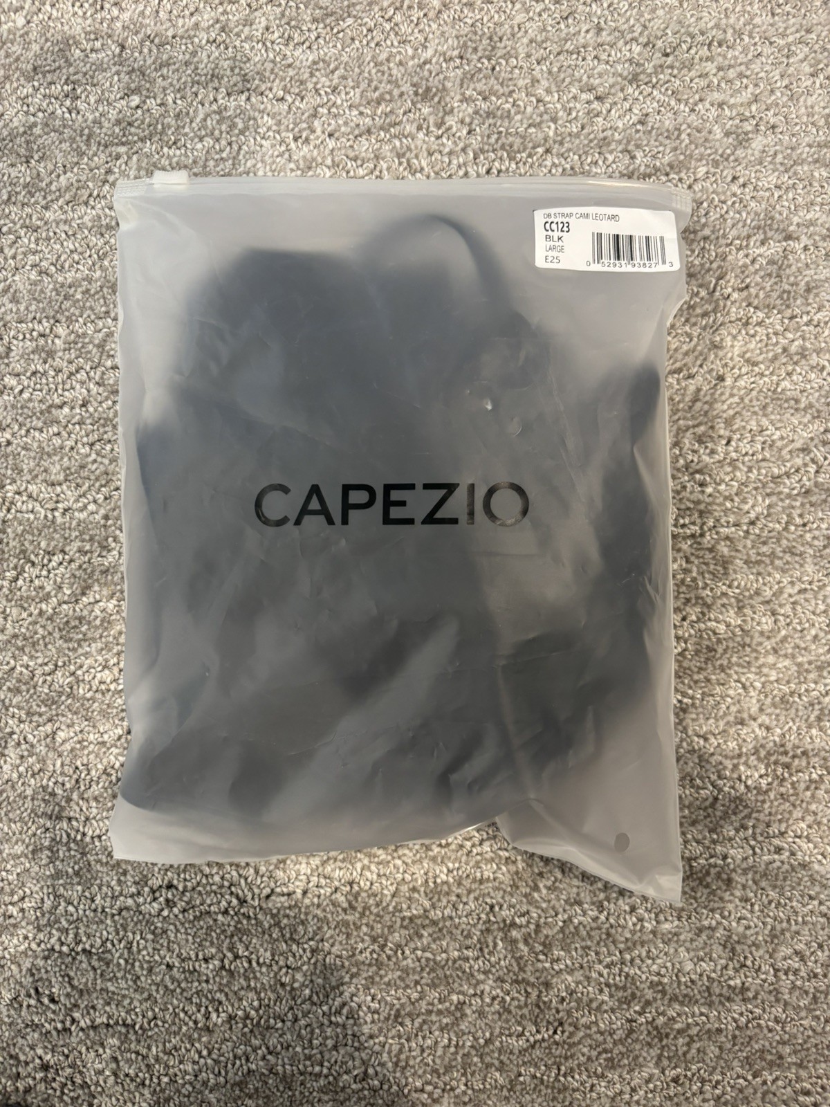 Capezio Womens Camisole Leotard Adjustable Straps Black Size L *READ