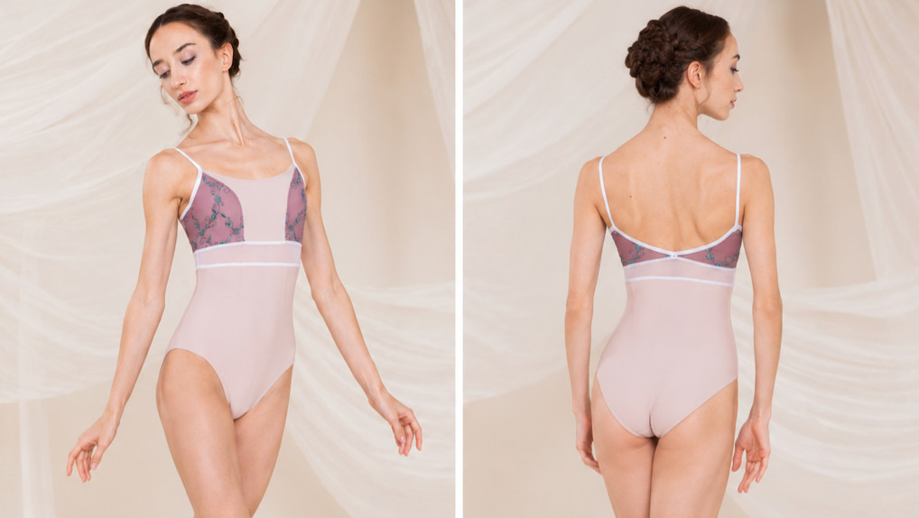 DellaLo Milano Leotard – Brigid Rose – Small – NWT