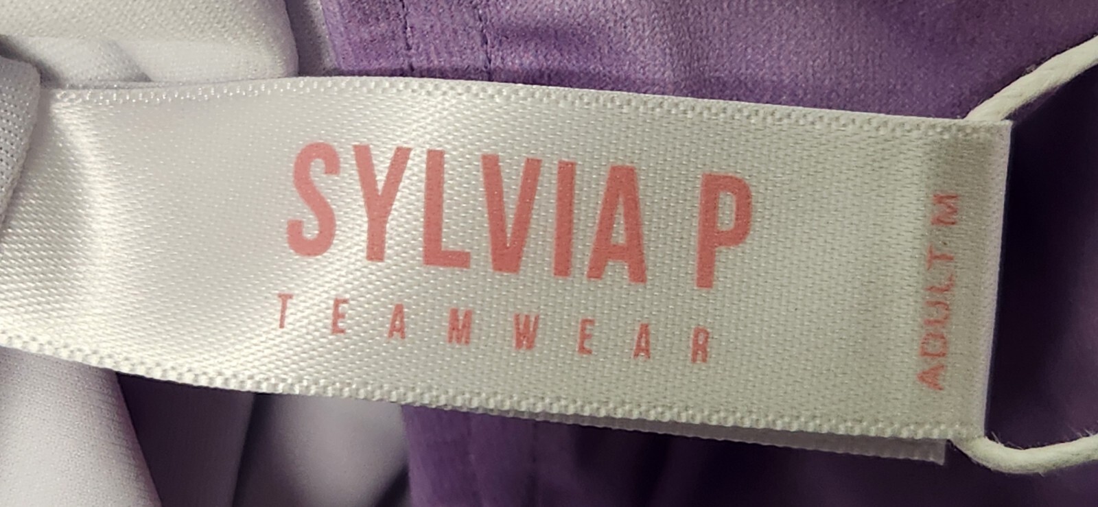Sylvia P Sleeveless Gymnastics Leotard Lavender Purple Ombre Sequins AGA Adult M