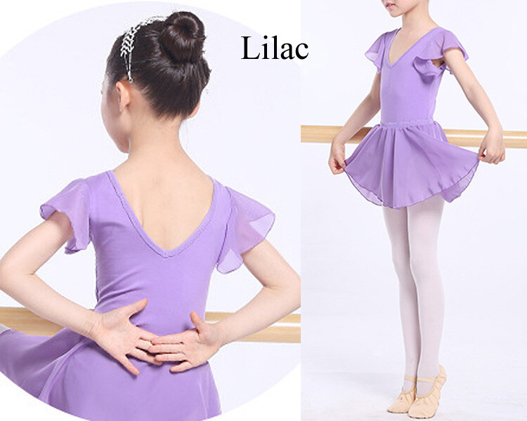 AU SELLER Child Adult 2 Pcs Set Dance Ballet Cotton Leotard Chiffon Skirt da028