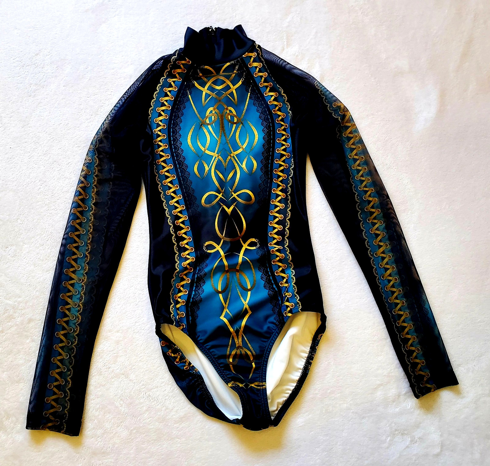 Alexandra dance costume Adult Extra Small AXS Leotard Aerialist Circus Silks