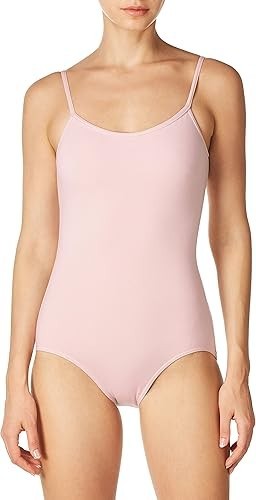 Capezio Women’s Camisole Leotard With Adjustable Straps, Pink, L