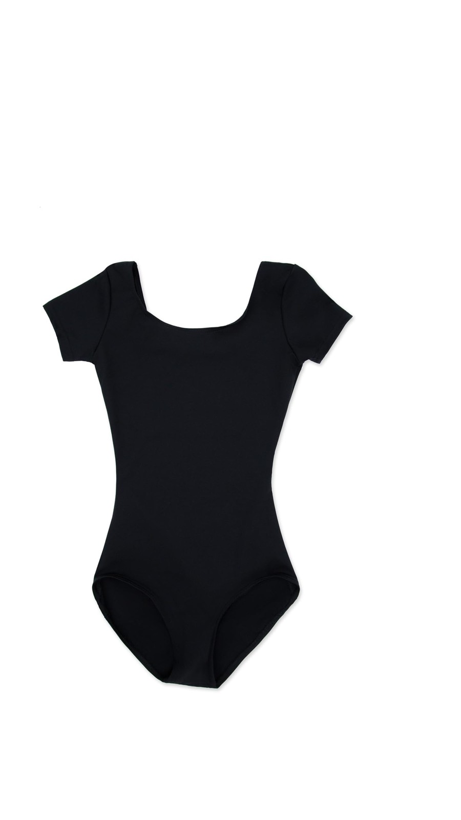 Women’s Team Basic Short Sleeve Leotard,Black,Medium
