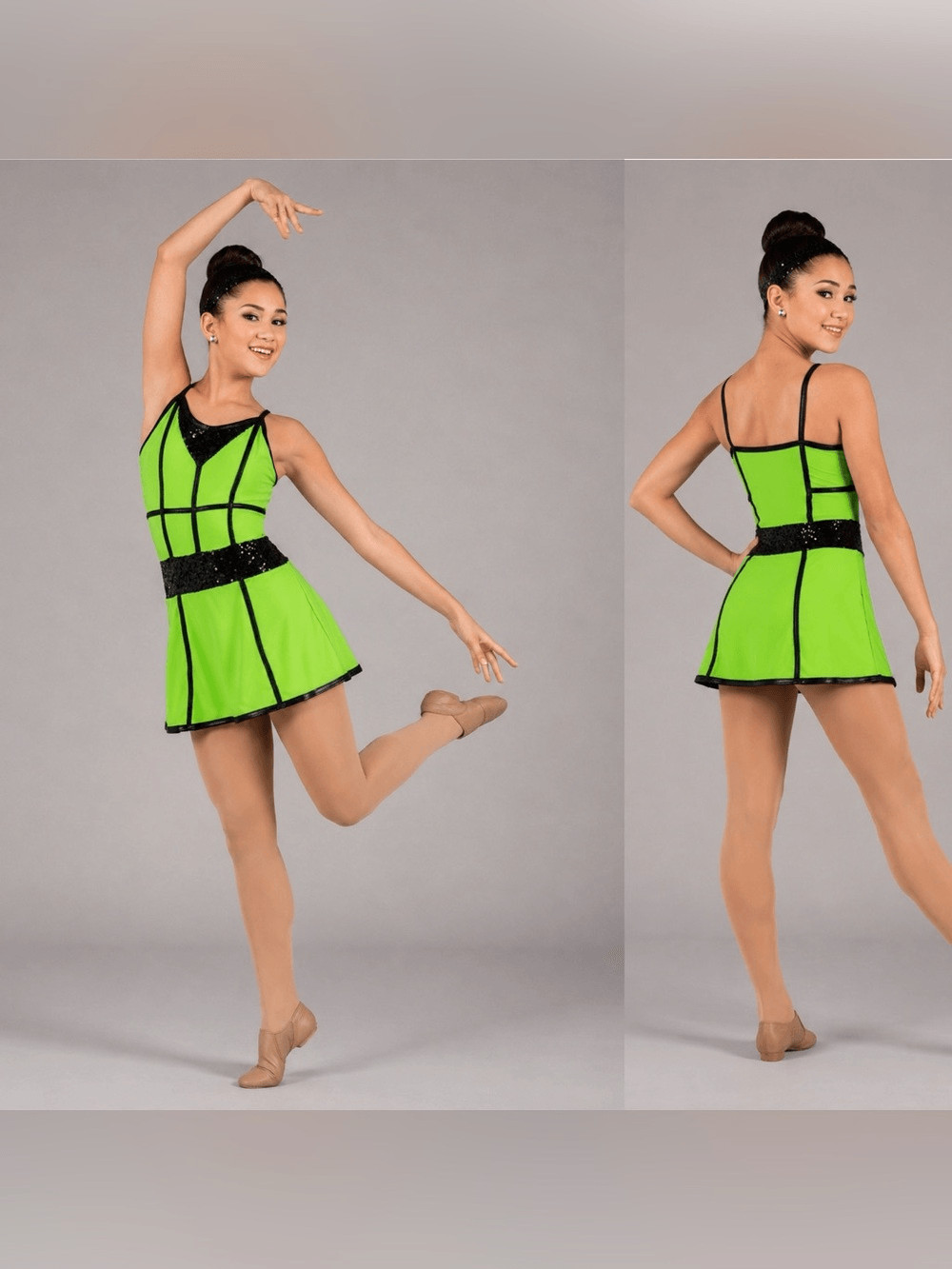 A wish come true dance costume dress neon green 22931 Do It Like That MA adult