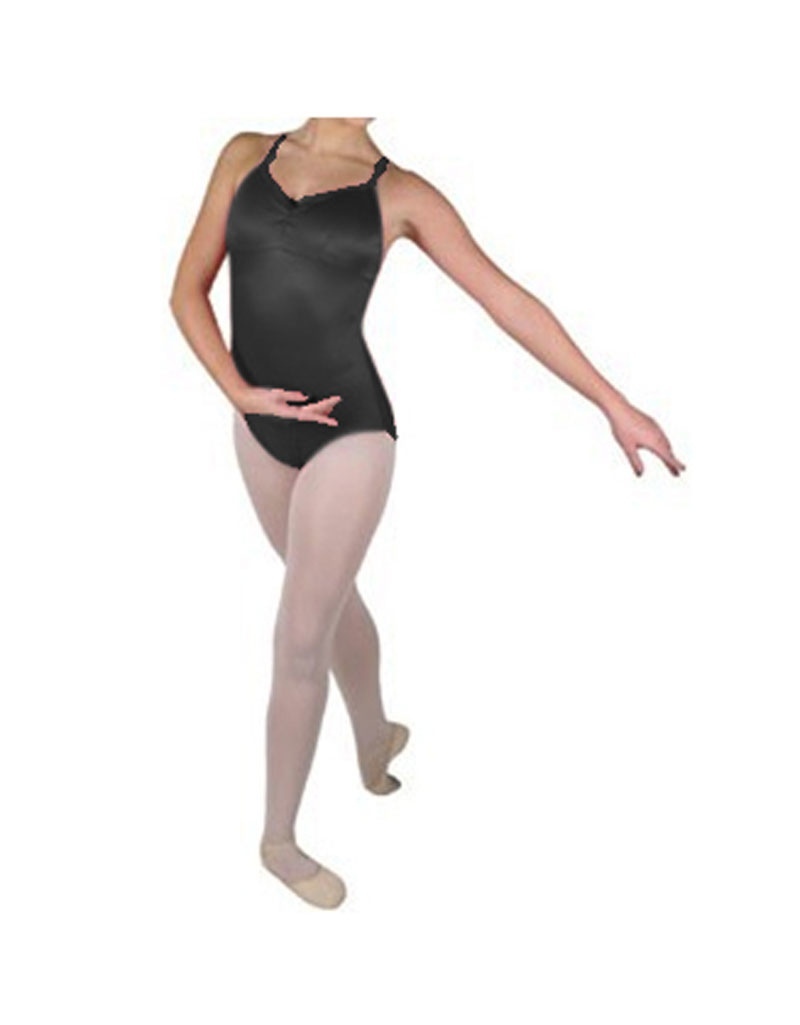Harmonie HW200 Women’s Extra Small Black Pinched Front Camisole Leotard