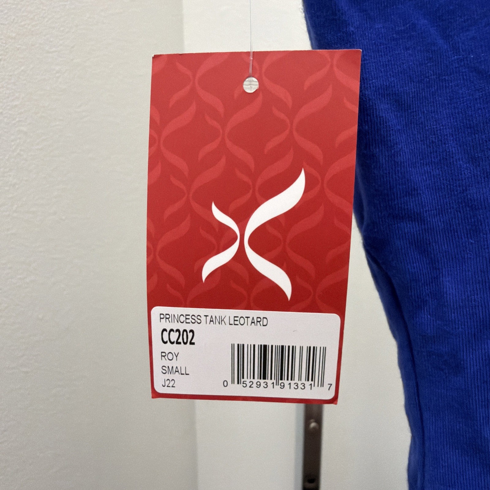 Capezio Princess Tank Leotard Royal Blue Women’s Size S NWT
