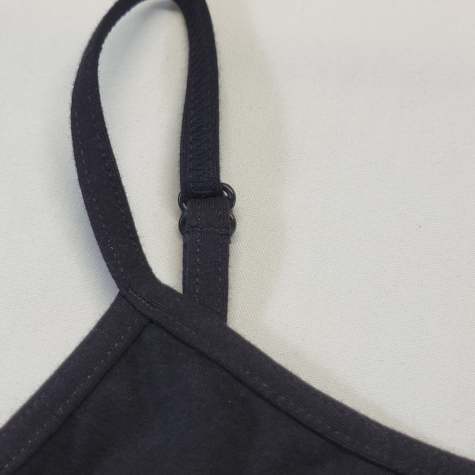 Capezio Cami Leotard with Adjustable Straps Black Scoop Front V-back SZ. XS-Tall